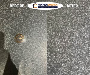 laminate benchtop repair before and after